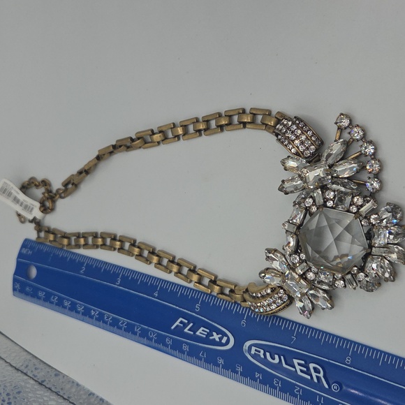 5 FOR $25! J. Crew Elegant Gold Tone Statement Necklace - Picture 6 of 6